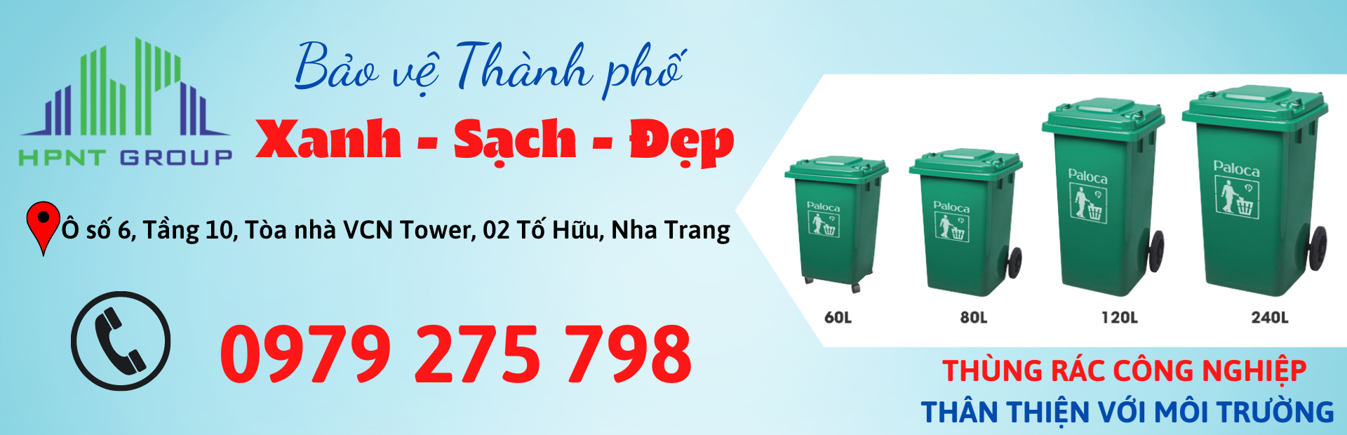 Cung cấp thùng rác công nghiệp tại nha trang